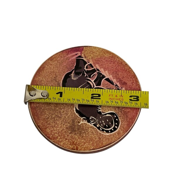 Safari Animal Soapstone Coaster Set | 6pc Hand Carved + Holder | Boho Vintage - Picture 12 of 12